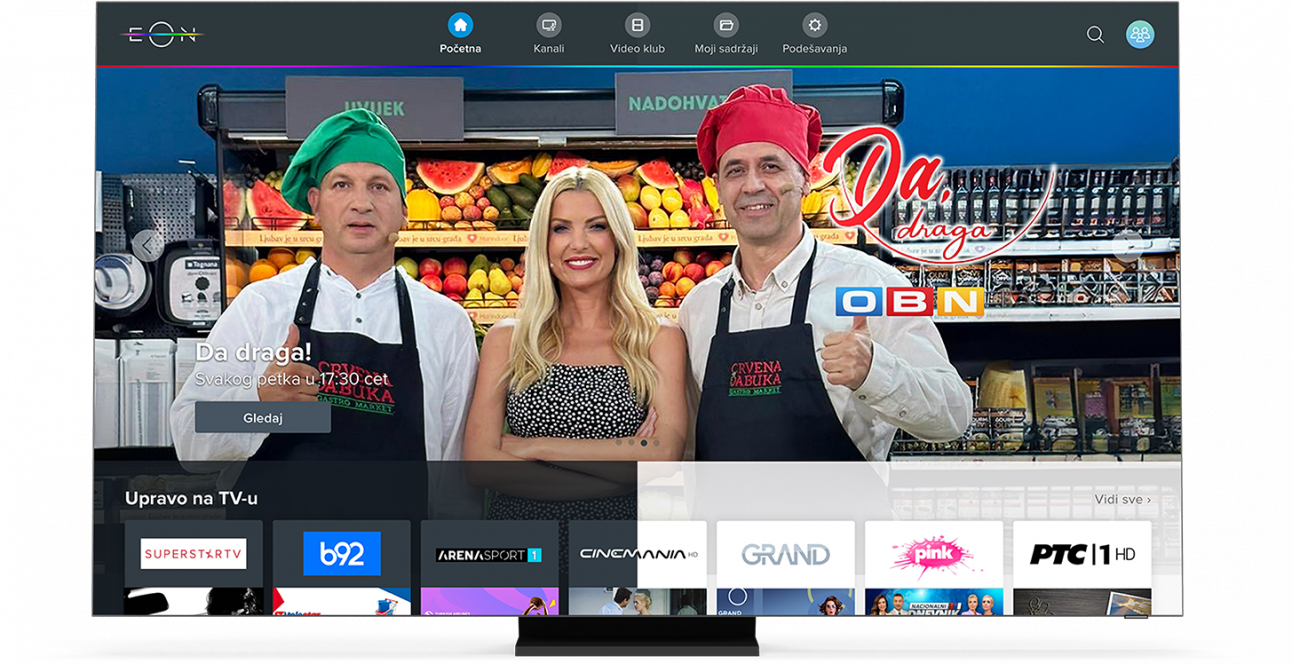 Gledaj NetTV Plus putem streaming uređaja